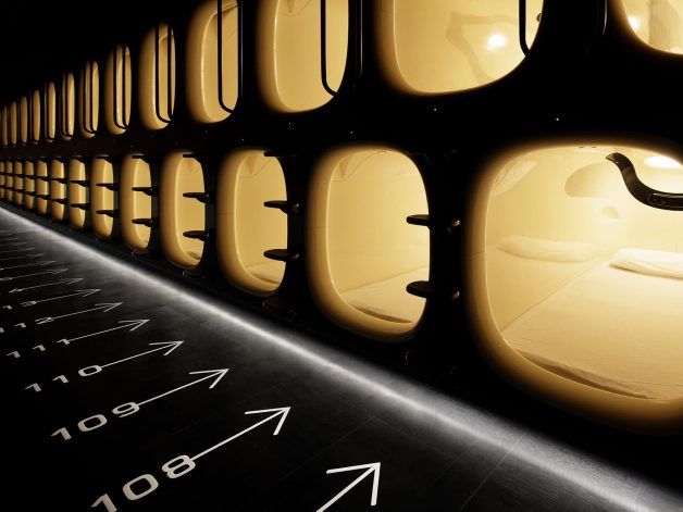 9h nine hours Narita Airport - sleeping pods inside Terminal 2